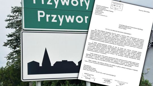 430 podpisów za obwodnicą Przywór. Mieszkańcy i OSP apelują do marszałka o pilne działania