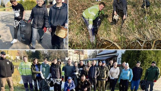 900 kg śmieci zebranych w jeden dzień! Mieszkańcy Niemodlina ruszyli sprzątać Ścinawę i Bory Niemodlińskie