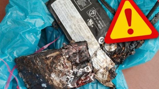 Iskry w śmieciarce. Wyrzucone baterie doprowadziły do pożaru