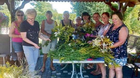 Kwiaty, zioła i tradycja  w Klubie Seniora