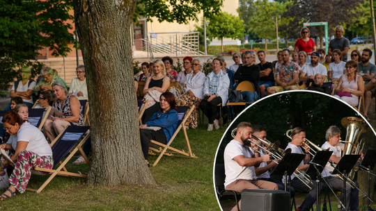 Muzyczne pożegnanie wakacji w Ozimku. Brass Rider zagrał wielkie przeboje srebrnego ekranu