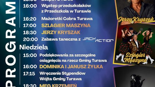 Muzyka, atrakcje i… samochód na weekend! Turawa zaprasza na pierwsze Dni Gminy 12–13 września