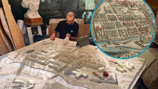 Na opolskim Rynku powstaje wyjątkowa makieta starego Opola. Brązowy model miasta z XVII/XVIII w. już w przygotowaniu