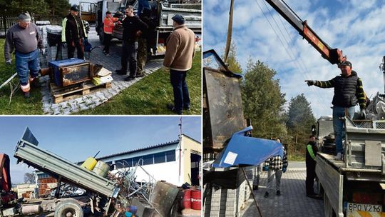 Ponad 3,7 tony złomu zebrane w Miedzianej! Mieszkańcy wspólnie wsparli fundusz sołecki