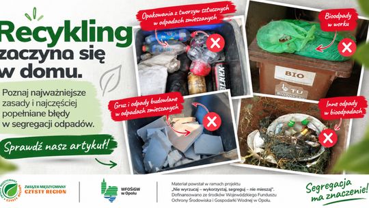 Recykling zaczyna się w domu. Poznaj najważniejsze zasady i najczęściej popełniane błędy w segregacji odpadów