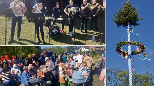 Stare Budkowice świętowały Maibaum Fest. Drzewko majowe, nabożeństwo i zabawa dla całych rodzin