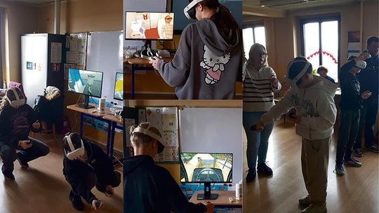 Uczniowie „odwiedzili” zawody bez wychodzenia ze szkoły