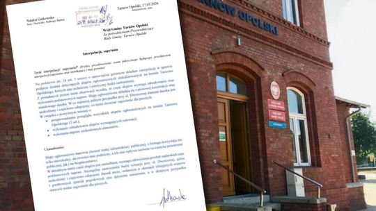 Uszkodzony słup ogłoszeniowy w Tarnowie Opolskim. Radna apeluje o pilne naprawy i przegląd wszystkich konstrukcji