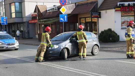 Wypadek na skrzyżowaniu w Opolu
