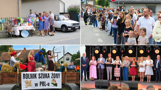 [ZDJĘCIA] Tarnów Opolski podziękował za plony. Dożynki w klimacie PRL