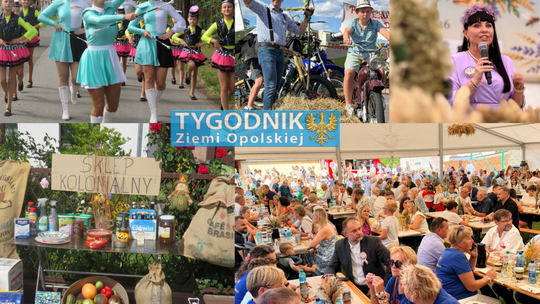 [ZDJĘCIA] Żelazna świętuje dożynki. Korowód przeszedł ulicami wsi, a mieszkańcy bawią się podczas biesiady