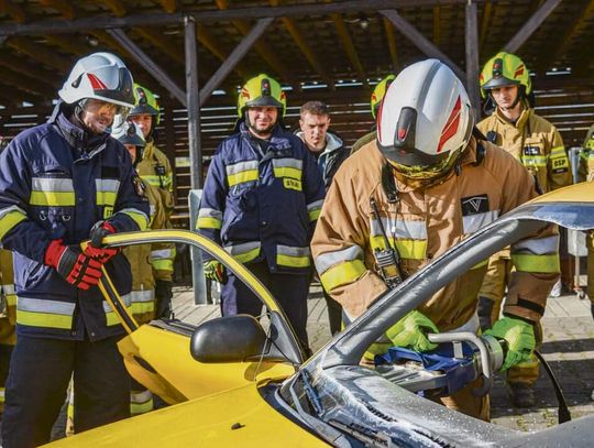 Ćwiczenia strażaków ochotników