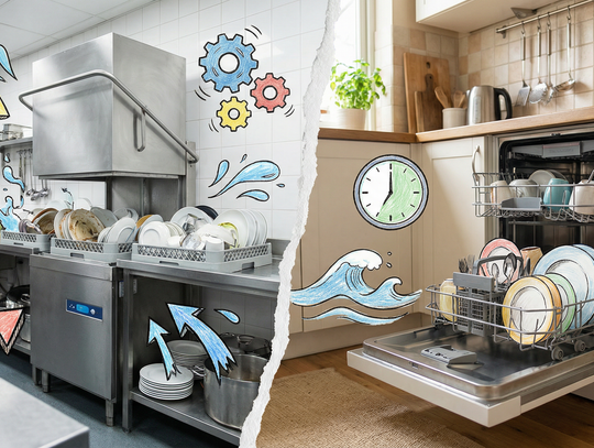 Czym się różni zmywarka gastronomiczna od domowej?