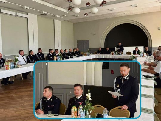 Delegaci OSP podczas wyborów władz gminnych w Dobrzeniu Wielkim