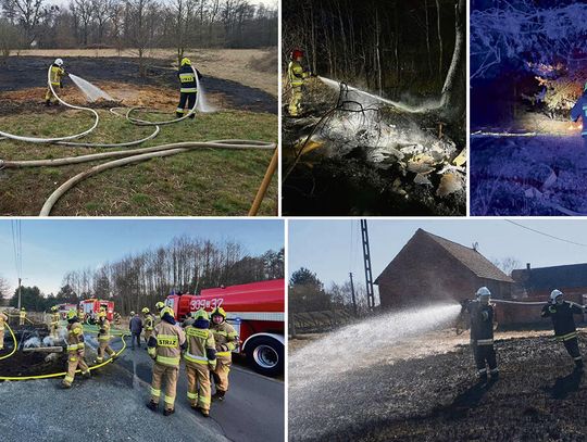 FALA POŻARÓW W POWIECIE