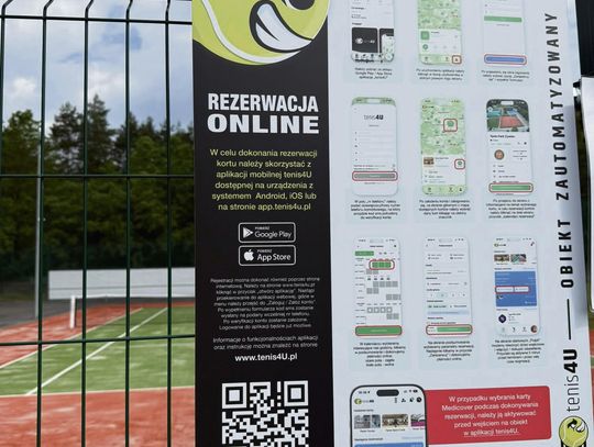 Kort tenisowy w Tarnowie Opolskim – obiekt dostępny przez system rezerwacji Tenis4U