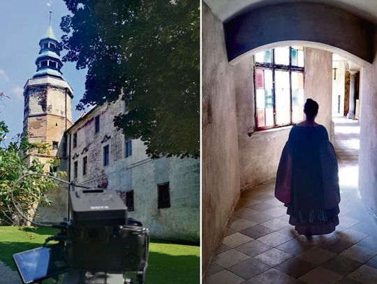 Zamek w Niemodlinie, w którym 20 lat temu kręcono film „Jasminum”, z widocznymi elementami dawnej scenografii