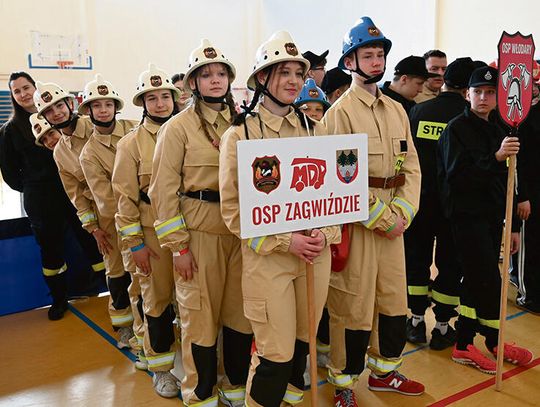 Młodzi adepci pożarnictwa pokazali na co ich stać