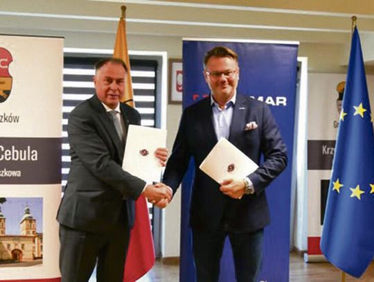 Planowana budowa nowej siedziby Urzędu Miejskiego w Prószkowie przy ulicy Daszyńskiego – inwestycja z unijnym dofinansowaniem w wysokości 5 mln zł.