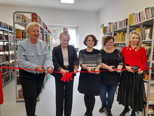 Odświeżone wnętrza, nowe sale, więcej możliwości – popielowska biblioteka już zaprasza