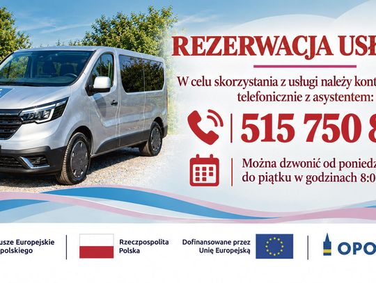 Samochód do transportu door-to-door dla seniorów i osób z niepełnosprawnościami w gminie Dąbrowa. Usługa rusza 2 listopada.