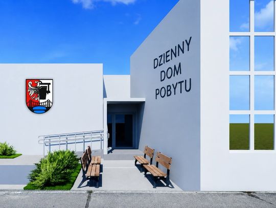 Budynek po byłych warsztatach szkolnych przy Zespole Szkół w Ozimku, w którym powstanie pierwszy Dzienny Dom Pobytu dla seniorów.