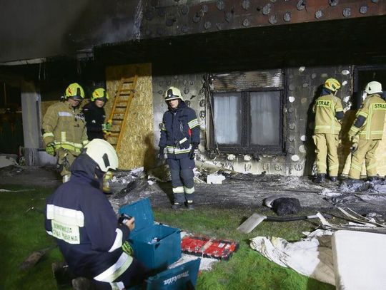 Spłonęły dwa mieszkania