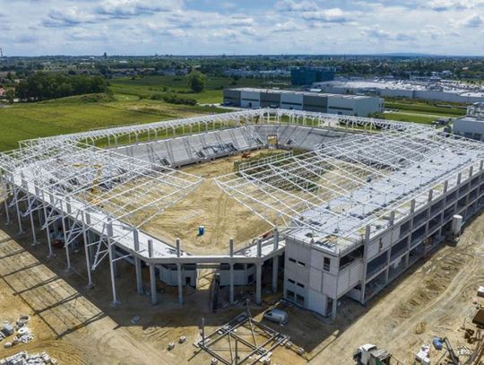 Stadion rośnie w oczach