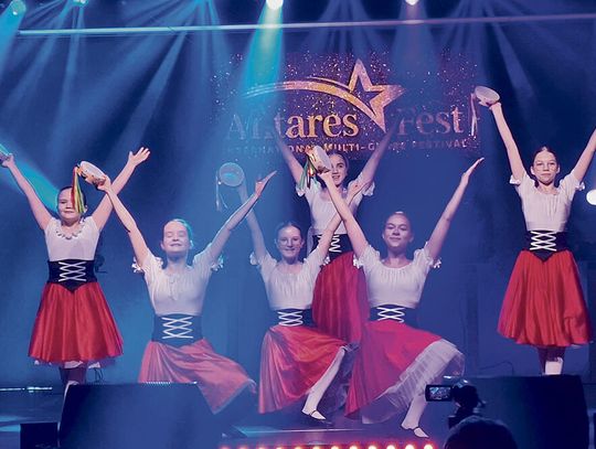 Sukces tancerek  z Dobrzenia Wielkiego na międzynarodowym festiwalu