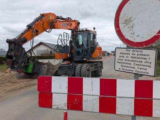 Utrudnienia dziś, wygoda jutro - ruszyła przebudowa ważnego traktu w Tarnowie Opolskim