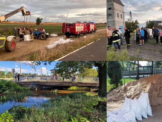 Wielka woda w powiecie opolskim – stan pogotowia i ewakuacje