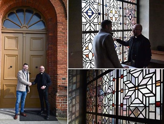 Zabytkowe drzwi i witraże odzyskały dawny wygląd