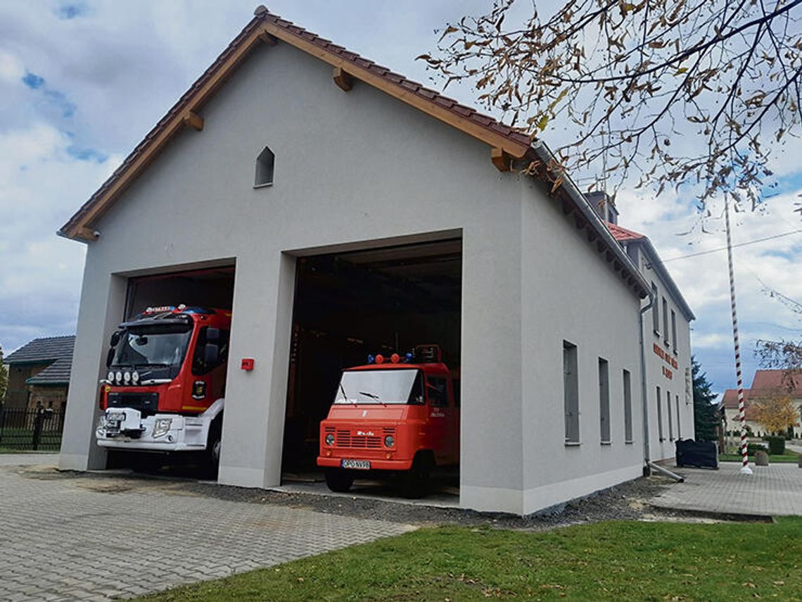 Druhowie własnymi rękami rozbudowali remizę