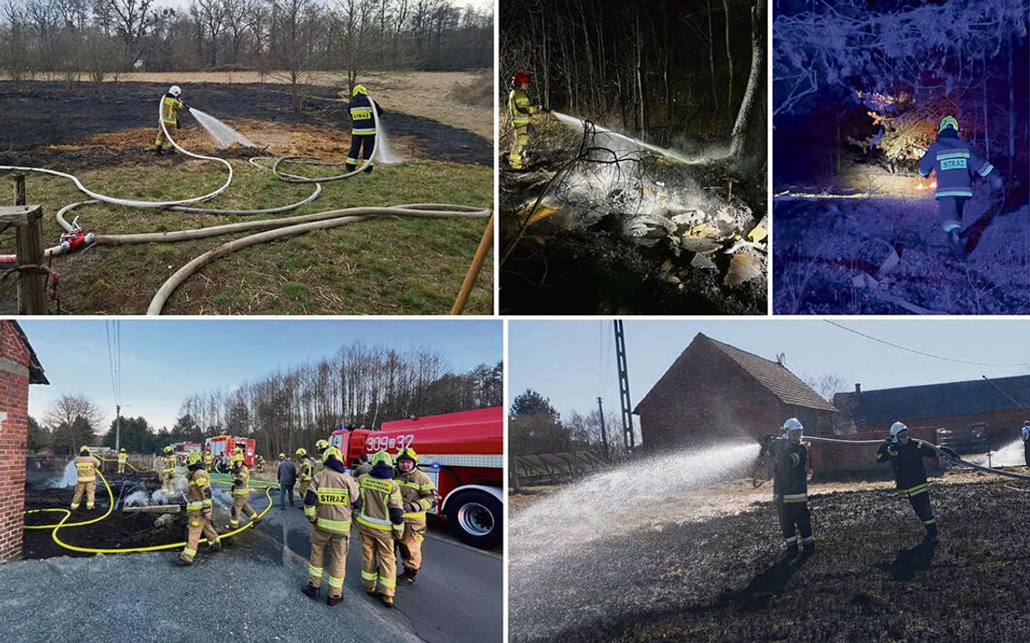 FALA POŻARÓW W POWIECIE