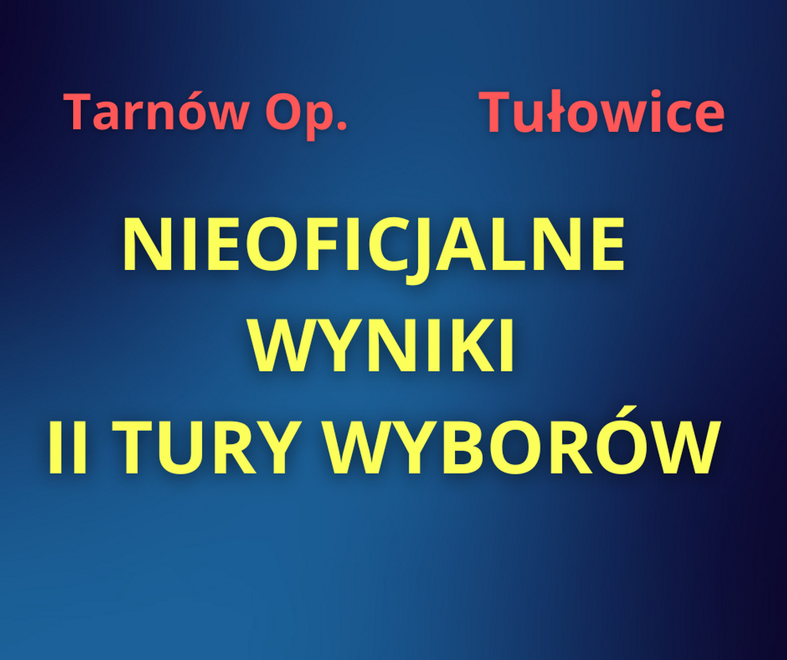 II tura wyborów: Tułowice i Tarnów Opolski wybrali!