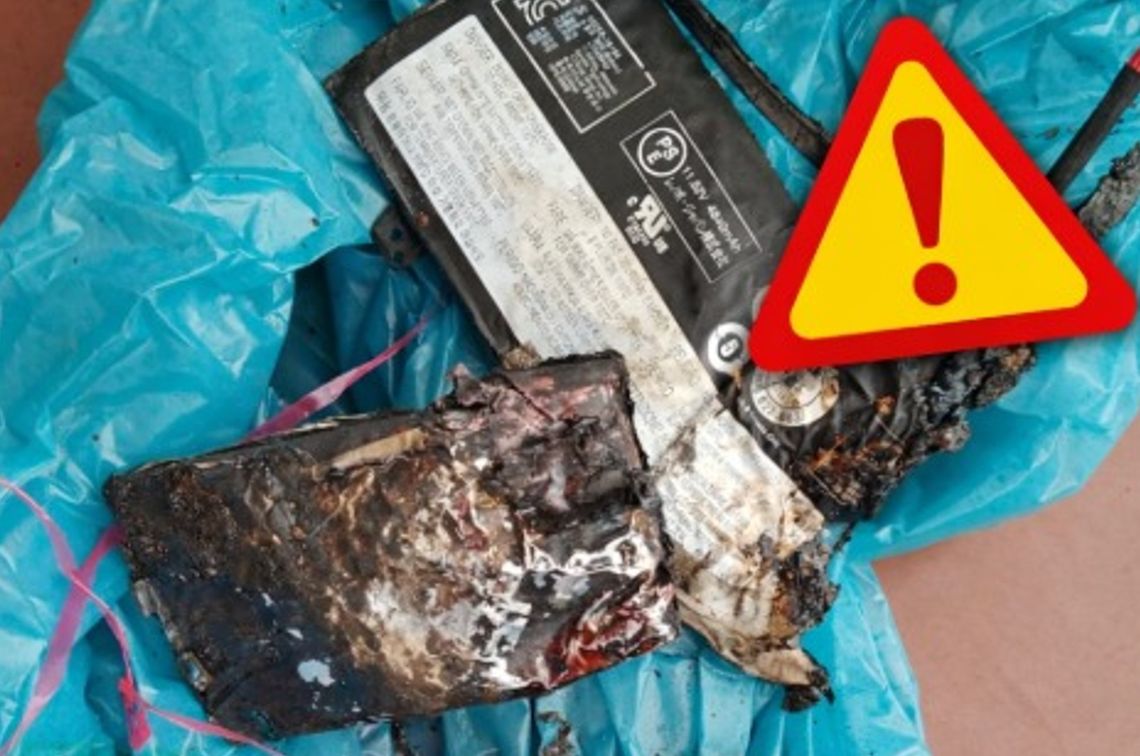 Iskry w śmieciarce. Wyrzucone baterie doprowadziły do pożaru