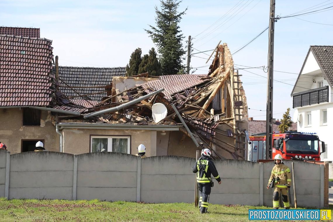 Katastrofa budowlana pod Opolem. Zawalił się dach domu jednorodzinnego