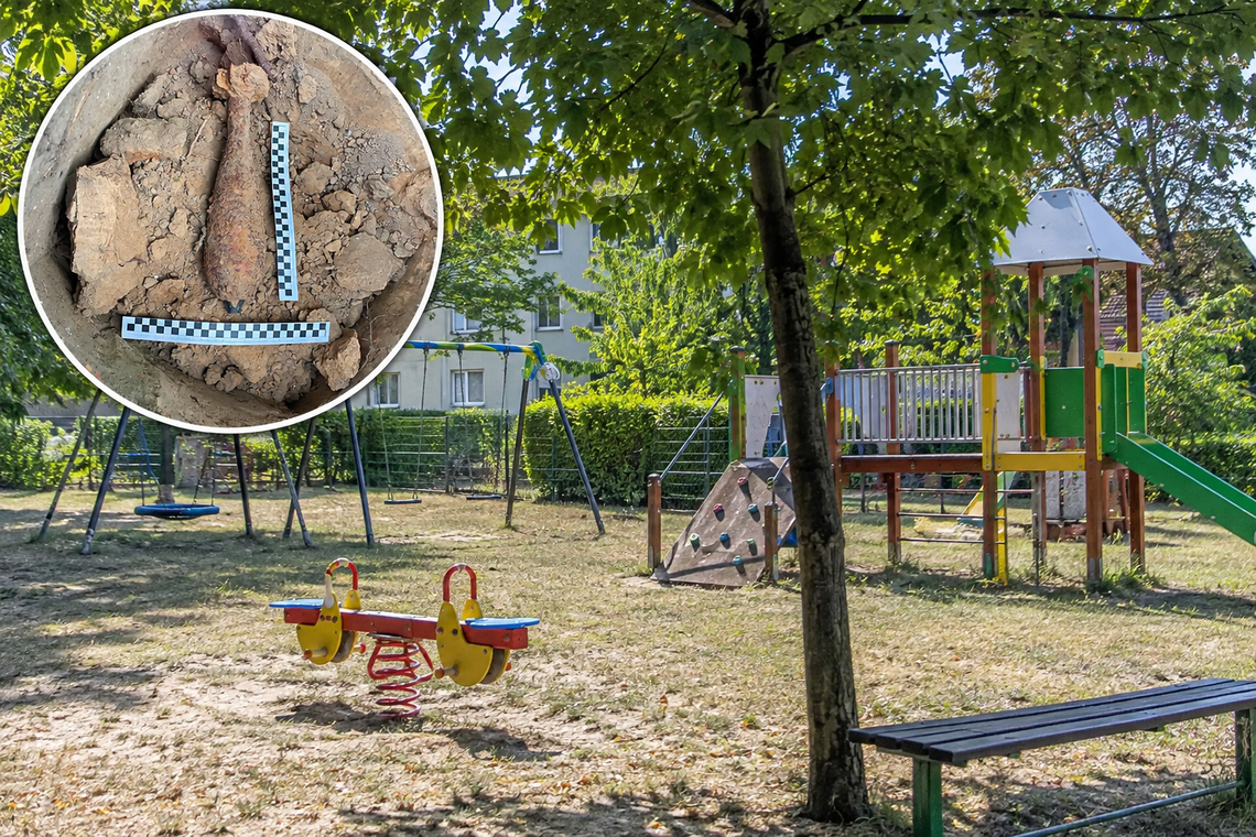 Niewybuch pod placem zabaw! Saperzy wkroczyli do akcji Niewybuch pod placem zabaw! Saperzy wkroczyli do akcji