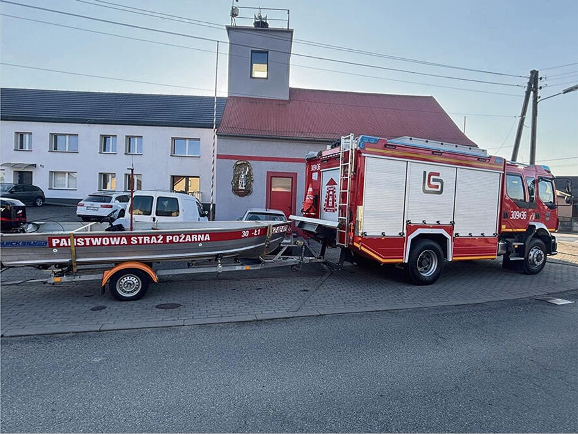 Nowa łódź ratownicza  dla OSP Przywory