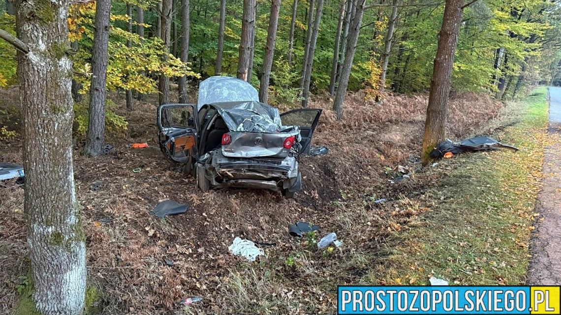 Śmiertelny wypadek w gminie Murów. 18-letni kierowca usłyszał zarzut, przyznał się do niego i został objęty dozorem policji oraz zakazem opuszczania kraju.