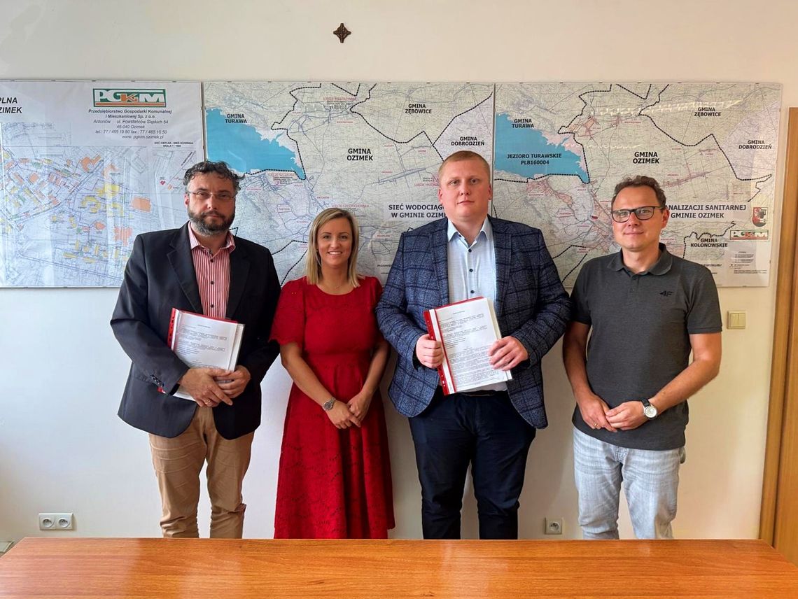 prace modernizacyjne na sieci ciepłowniczej w Antoniowie i Ozimku – inwestycja za 1 mln zł