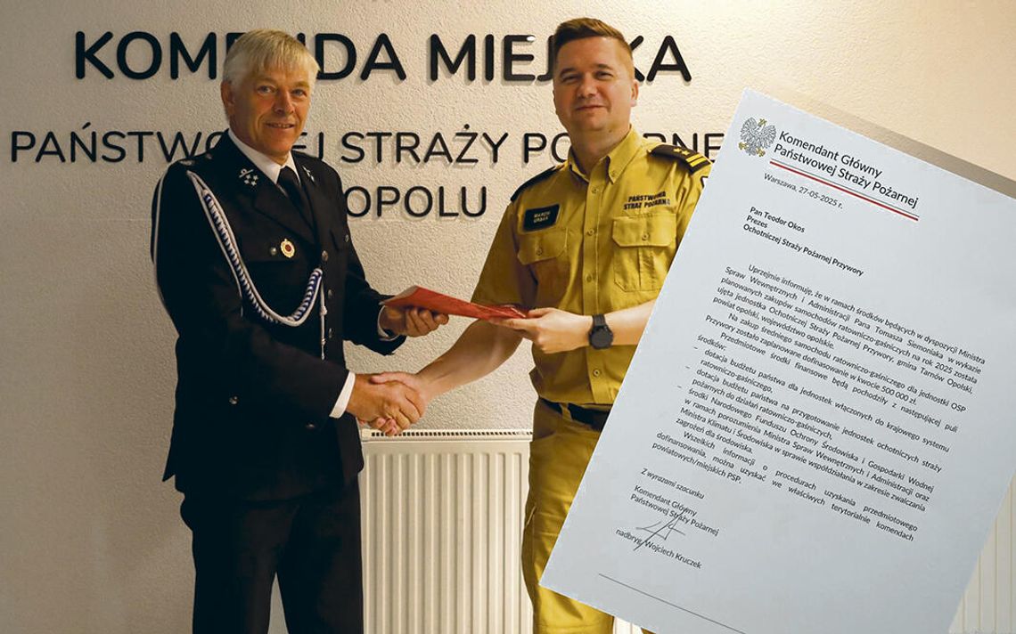 Nowy wóz coraz bliżej