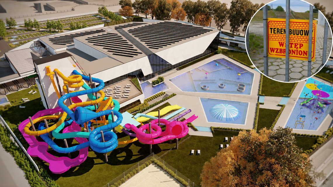 Opolski aquapark - na terenie inwestycji widać już pierwsze zmiany