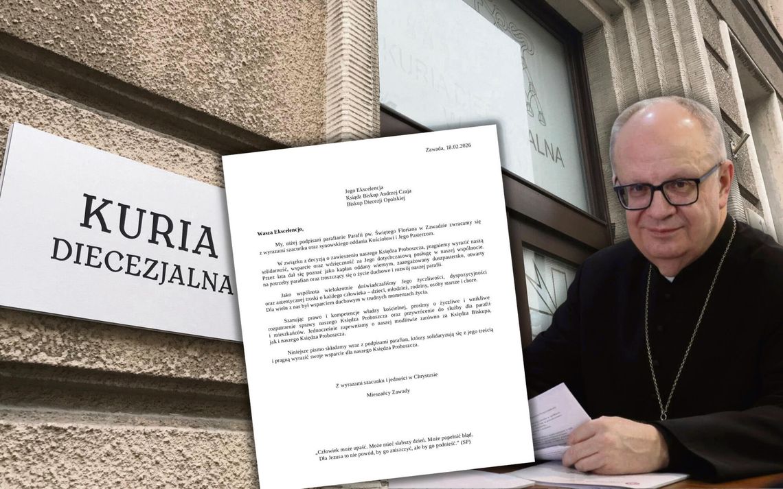 Parafianie z Zawady bronią swojego proboszcza