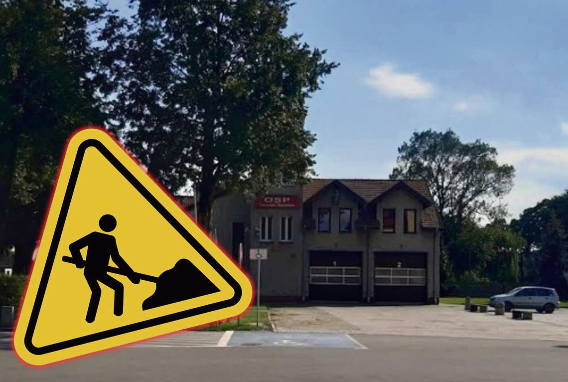 Plac przed OSP w Tarnowie Opolskim przejdzie modernizację. Jest umowa za prawie 90 tys. zł Plac przed remizą OSP w Tarnowie Opolskim objęty modernizacją przed przyszłorocznym 100-leciem jednostki