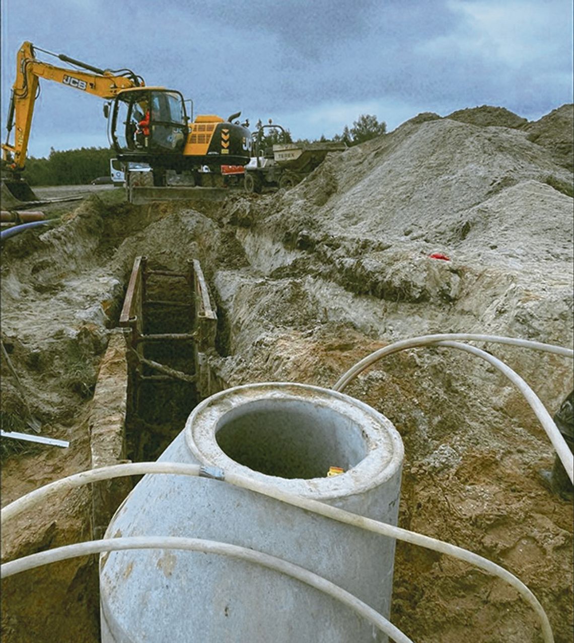 Powstaje kanalizacja  w Dańcu