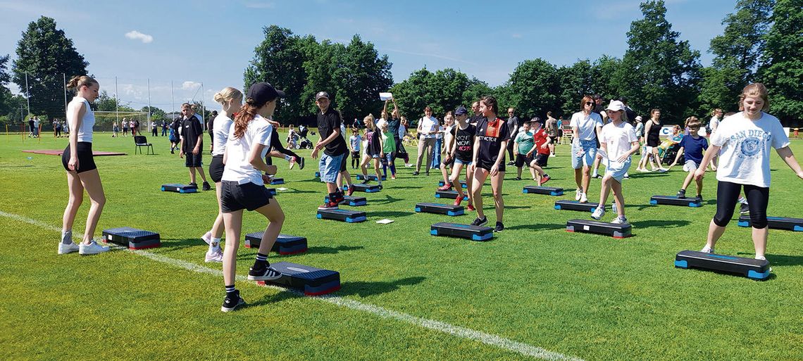 Spędzali wolny czas na sportowo
