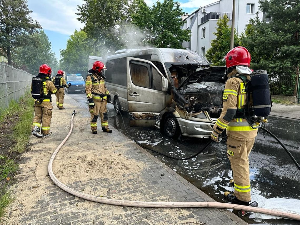 Spłonął autobus przewożący dzieci na wycieczkę