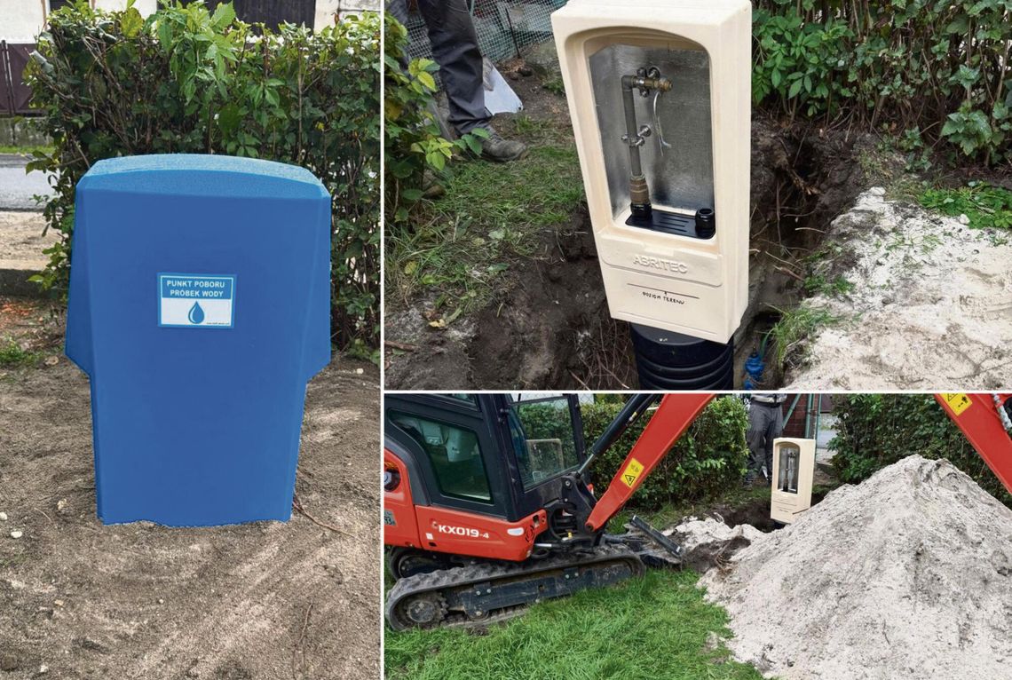 Tarnów Opolski jako pierwszy w powiecie montuje szafki do poboru próbek wody. Po co są potrzebne? Szafka do poboru próbek wody zamontowana w gminie Tarnów Opolski