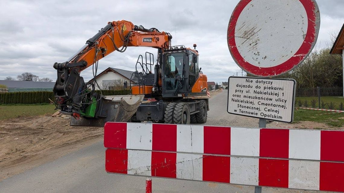 Utrudnienia dziś, wygoda jutro - ruszyła przebudowa ważnego traktu w Tarnowie Opolskim
